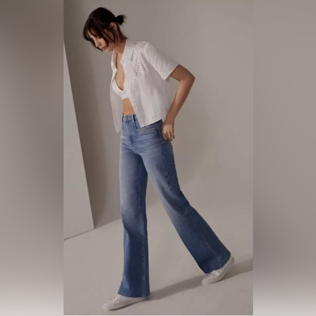 Favorite Nwt Daughter The Jordie Super High Rise Wide Leg Jean In Madrid Size 33